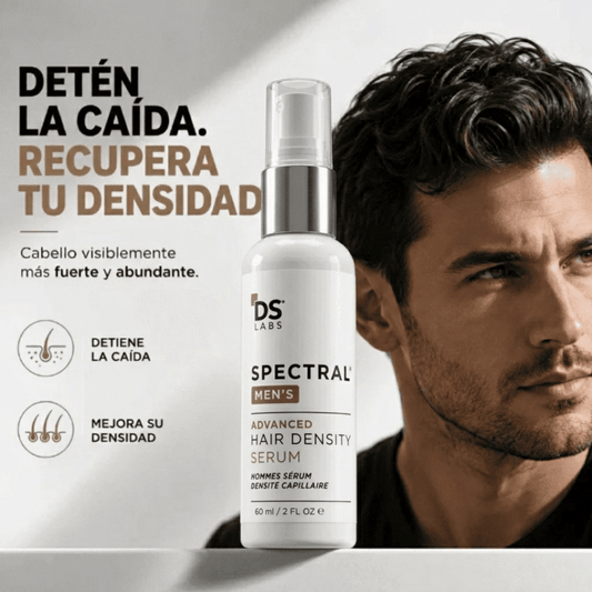Serum Capilar Spectral Mens ORIGINAL (60ml) Nanoxidil 5% + Cafeína | Recupera tu Cabello en 7 Semanas